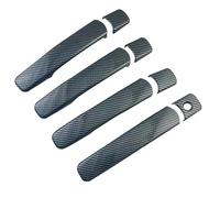 YIJIAVSX Poignées De Porte Extérieure Pour Nissan Pour X-Trail 2008 2009 2010 2011 2012 2013 Garniture Poignée Porte En Fibre Carbone Noir Brillant Pour L'extérieur La Voiture(Carbon Fiber look)