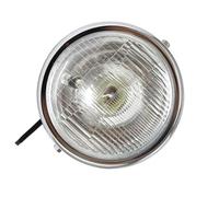 YIJIAVSX pour Harley Cafe Racer Phare Moto Universel Phare Avant Rond Feux De Route Et De Croisement 12 V