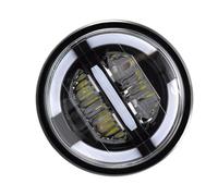 YIJIAVSX pour Suzuki Phare Avant Universel Rond pour Moto Phare Avant LED pour Moto De 7,5 Pouces