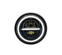 YIJIAVSX pour Suzuki Phare LED Rond Noir pour Moto De 7,5 Pouces Feu De Croisement Support De Phare De 7 Pouces(A)