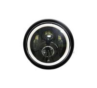 YIJIAVSX pour Suzuki Phare LED Rond Noir pour Moto De 7,5 Pouces Feu De Croisement Support De Phare De 7 Pouces(D)