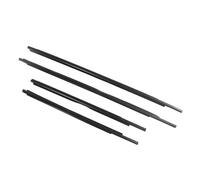 YIJIAVSX pour Toyota pour Yaris Sedan 2007-2016 4Pcs Moulure De Porte De Voiture en Verre De Fenêtre Garniture Joint D'étanchéité en Caoutchouc Ceinture Joint Porte Voiture