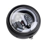 YIJIAVSX pour Y&amaha Phare LED pour Moto De 6,5 Pouces Universel Phare Rond De 6,5 Pouces(Jaune)