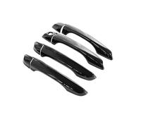 YIJIAVSX Protecteur De Garniture De Poignée De Porte De Voiture LHD Pour Citroën C4 Et Cactus 2014 - 2023 (Metallic Blcak 4pcs)