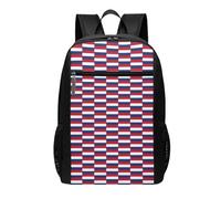 YIJIAYUN Sac à dos de grande capacité 43,2 cm avec imprimé drapeau néerlandais pour l'école et l'extérieur, pour homme et femme.