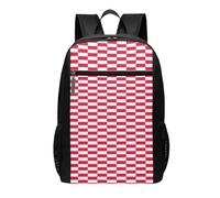 YIJIAYUN Sac à dos grande capacité 43,2 cm imprimé drapeau polonais pour l'école et l'extérieur, pour homme et femme.
