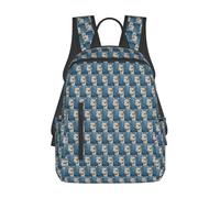 YIJIAYUN Sac à dos léger à imprimé lama alpaga robuste et durable pour aller à l'école, le travail, le shopping, les voyages