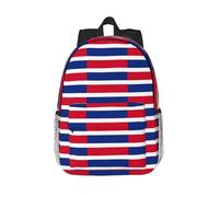 YIJIAYUN Sac à dos léger en sergé imperméable avec imprimé drapeau du Costa Rica pour ordinateur portable 15 pouces
