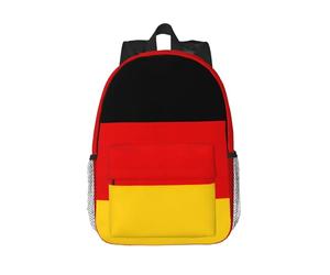 YIJIAYUN Sac à dos léger en sergé imperméable imprimé drapeau allemand pour ordinateur portable 15 pouces
