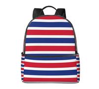 YIJIAYUN Sac à dos tendance en toile imprimé drapeau du Costa Rica avec poignées en cuir pour académique, professionnel, loisirs