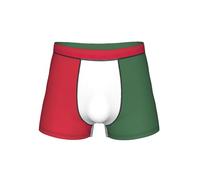 YIJIAYUN Sous-vêtement pour homme imprimé drapeau de la Hongrie avec coupe extensible, taille élastique pour un usage quotidien, excellent choix de cadeau., Noir , L