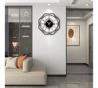 YIJIDECOR Grande horloge murale moderne pour décoration de salon, horloge murale à piles, silencieuse, sans tic-tac, pour cuisine, chambre à coucher, décoration d'intérieur, art décoratif en bois,