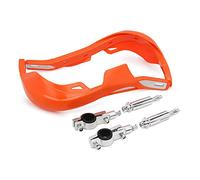 YIJIEBAO 1 paire 22MM 28MM Motocross main guidon gardes garde-main adapté for YAMAHA YZ YZF WR WRF TTR 125 250 400 450 avec autocollants Équipement de protection(Orange)