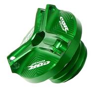 YIJIEBAO Ajustement for CBR 600F CBR-600F 2011 2012 2013 moto moteur filtre à huile tasse bouchon couvercle vis moto bouchon de remplissage d'huile partie CBR600F Accessoires(Green)