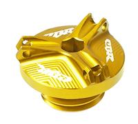 YIJIEBAO AJUSTEMENT for CBR929RR CBR 929RR 2000-2001 CBR954RR CBR 954RR 2002-2003 CNC Moto M20 * 2.5 Vis De Couvercle De Remplissage De Bouchon D'huile Moteur Accessoires(Gold)