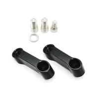 YIJIEBAO Ajustement for DUCATI Monster 696 796 795 821 848 1100 universel 10mm rétroviseurs de moto Extension Riser adaptateur d'extension Extension de montage(Black)