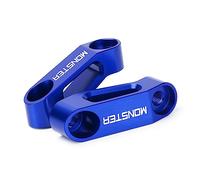 YIJIEBAO Ajustement for DUCATI Monster 797 821 1200 1200R 937 MONSTER 696 796 1100 1200S 1260S rétroviseurs Extension Riser adaptateur d'extension Extension de montage(Blue-Monster)