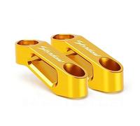 YIJIEBAO Ajustement for NC 750 X NC700 NC700X NC750S CB650F CTX700 NC750X Ombre 600 1100 ST 1300 Rétroviseur Extension Riser Extension de montage(Gold shadow)