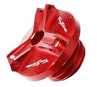 YIJIEBAO Ajustement for VTR1000F Firestorm 1997-2006 1998 1999 2000 2001 2002 moto M20 * 2.5 CNC moteur filtre à huile tasse bouchon couvercle vis Accessoires(Red)