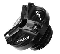 YIJIEBAO Ajustement for VTR1000F Firestorm 1997-2006 1998 1999 2000 2001 2002 moto M20 * 2.5 CNC moteur filtre à huile tasse bouchon couvercle vis Accessoires(Black)
