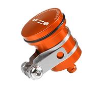 YIJIEBAO Ajustement for Yamaha FZ8 Moto aluminium moteur filtre à huile tasse bouchon couvercle vis Moto pièces FZ 8 2011 2012 2013 2014 Allyear accessoire Accessoires(Orange)