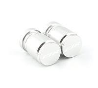 YIJIEBAO avec Logo Moto CNC Accessoires en Aluminium Roue Pneu Valve Couvercle de Capuchon de Tige adapté for Yamaha MT25 MT-25 spécifications 2015-2021 2022 2023(Silver)