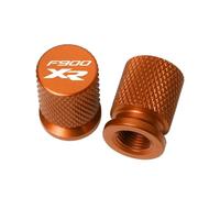 YIJIEBAO Capuchons de Protection de Valve de Pneu en Aluminium CNC for Moto BMW F900XR F900 XR F 900XR 2020-2023(Orange)