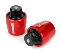 YIJIEBAO Convient for Benelli BN600 BN302 TNT300 TNT600 BN TNT 300 302 600 GT Accessoires de Moto poignées de Guidon Bouchon de Barre de poignée Bouchons d'extrémité Accessoires pour Grip(Red)