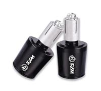 YIJIEBAO Convient for SYM JOYMAX Z 125/250/300 MAXSYM 400i 600i TL500 CRUiSYM 300 GTS 300i T2 T3 Joyride 200 Guidon CNC Bouchons d'extrémité Barre de poignées Accessoires pour Grip(Black)