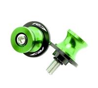 YIJIEBAO Convient for Yamaha R7 YZFR7 YZF R7 R 7 2021 2022 2023 2024 Accessoires de Moto CNC Aluminium 6 mm Bras oscillant bobines Curseur Support vis Culbuteur arrière fileté(Green)