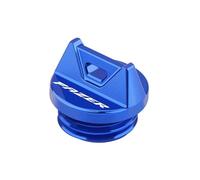 YIJIEBAO Couvercle de filtre à huile for moto Yamaha Fazer FZ1, FZ6, FZ-07, FZ8, FJR1300, FZS600, FZS1000, accessoires M27 x 3 Accessoires(FAZER Blue)