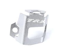 YIJIEBAO Couvercle de Protection de réservoir de Liquide de Frein arrière de Moto, Capuchon d'huile, Protecteur CNC adapté for Benelli TRK 502 502X BJ500 Leoncino 500 Accessoires(Silver)