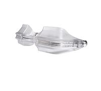 YIJIEBAO Fit for Benelli TRK 502 502x TRK502 TRK502X Moto Handguard Bouclier Protecteur Main Garde Pare-Brise Avec LED Clignotant Équipement de protection(White with Light)