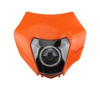 YIJIEBAO Plaque de phare LED for KTM EXC, Moto SX Duke 125 250 300 450, carénage de Moto, accessoires de Motocross Supermoto, Dirt Bike Enduro Abat-jour pour indicateur de moto (Size : A Orange)
