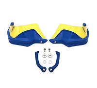 YIJIEBAO R1200GS Protège-mains Extensions Protecteur Pare-brise Fit for BMW R 1200GS LC ADV R1200 GS 1200 Adventure 2014-2019 Équipement de protection(Full Set Blue D)