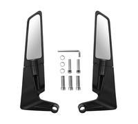 YIJIEBAO Rétroviseurs latéraux de moto for Kawasaki Z1000 Z900 Z800 Z750 Z650 Z400 Z300 Z250 Z125, kits de rétroviseurs rotatifs et réglables