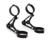 YIJIEBAO Support de phare universel for moto, 40 mm, 41 mm, 48 mm, 50 mm, 51 mm, fixation de fourche, accessoires Accessoires(51MM Black)