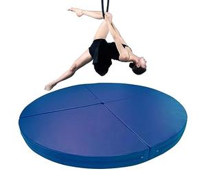 YIJIEHH Tapis De Danse Pole, Pliable Rond Épais Tapis De Protection Formation Sécurité Crash Anti-Collision Coussinet Circulaire pour Cerceau Lyra/Pôle Strip-teaseuse-012||150×10cm