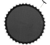 YIJIEHH Tapis de saut de rechange pour trampoline Ø 305 cm avec œillets 60/64, y compris extracteur de ressort et boucles de fixation cousues à 8 plis, compatible avec ressorts de 14 cm - 64 anneaux