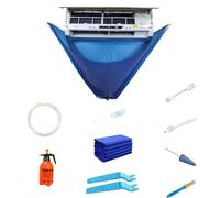 YIJOY Kit de Nettoyage Climatiseur - Housse lavage pour poussière climatisation mural avec tuyau d'eau split