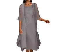 YIJOY Robe Longue évasée Robe Trapeze mi Longue Robe Bleu Ciel Robe Dos Nu Robe a Paillette Femme Robe Droite Fluide Tenue de soirée Robe bohème Blanche Robe midi Robes Plage Femme Robe Fleurie