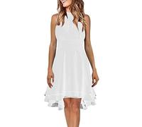 YIJOY Robe Tweed Robe Bandeau Combinaison de mariée Robe Longue Femme ete Robe Bleu Marine Mariage Robe de fête Robe Longue Grande Taille Robe Ceremonie Rose poudré Robe bohème Blanche Robe
