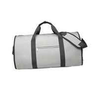 YIJU Sac de voyage d'affaires avec plusieurs compartiments de rangement en nylon imperméable 55 x 26 x 31 cm pour vacances, extérieur, week-end, escapade, gris clair, 2 Pack, Loisirs