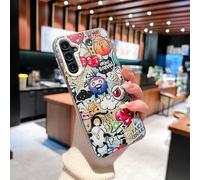YiKaDa - Coque pour Samsung Galaxy A15 4G/5G, [Ultra Mince] Housse de Protection Souple TPU Silicone - Le Monstre - Blanc