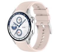 Yikamosi 22MM libération Rapide Silicone Souple Fermoir en acier inoxydable Remplacement Bracelet pour Femmes et Hommes Compatible avec Oneplus Watch 3,Rose