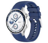 Yikamosi 22MM libération Rapide Silicone Souple Fermoir en acier inoxydable Remplacement Bracelet pour Femmes et Hommes Compatible avec Oneplus Watch 3,Bleu
