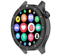Yikamosi Acier inoxydable Anneau de lunette Compatible avec Xiaomi Watch S4/Watch S3,Bezel Ring Adhesive Cover Protecteur anti-rayures et collision for Mi Watch S4 Accessory,Noir
