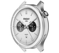 Yikamosi Acier inoxydable Anneau de lunette Compatible avec Xiaomi Watch S4/Watch S3,Bezel Ring Adhesive Cover Protecteur anti-rayures et collision for Mi Watch S4 Accessory,Argent