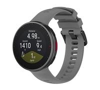 Yikamosi Bracelets Compatible avec Polar Vantage V2,libération Rapide Silicone Souple Fermoir en acier inoxydable Remplacement Bracelet pour Polar Vantage V2,Gris