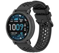 Yikamosi Compatible avec Amazfit Active Max Bracelets pour Femmes et Hommes,22MM libération Rapide Silicone Souple Fermoir en acier inoxydable Remplacement Bracelet pour Active Max,Noir